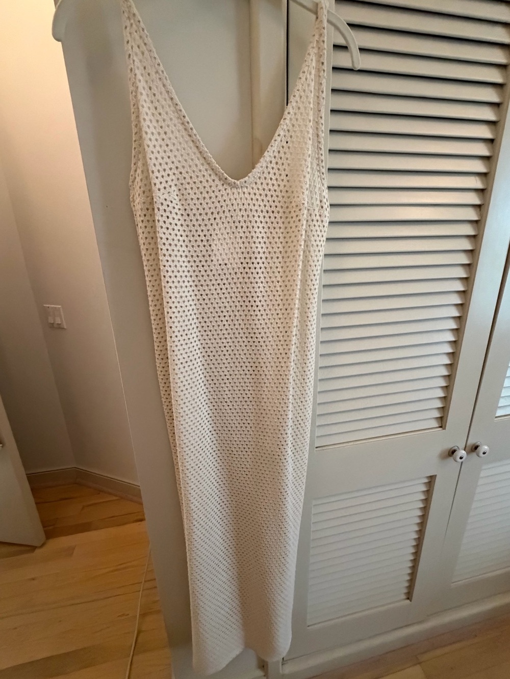 NWT H&M White Crochet Knit Slip Dress or coverup